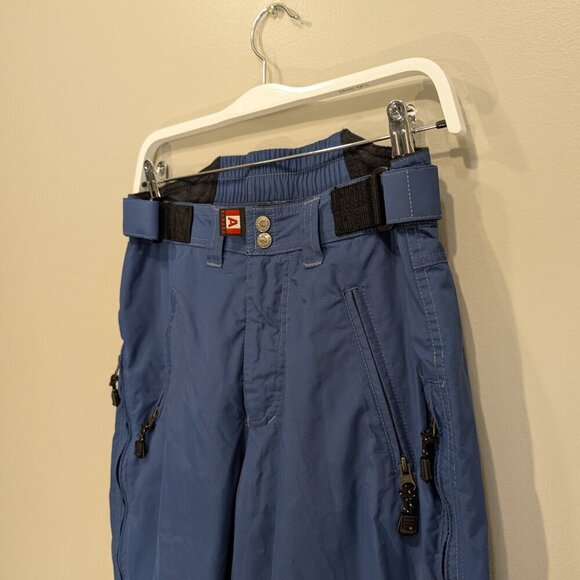 Arson Ski Pants Blue Vented Pockets Fleece Lined Winter Snow Ski Gear - Size S - Picture 3 of 9
